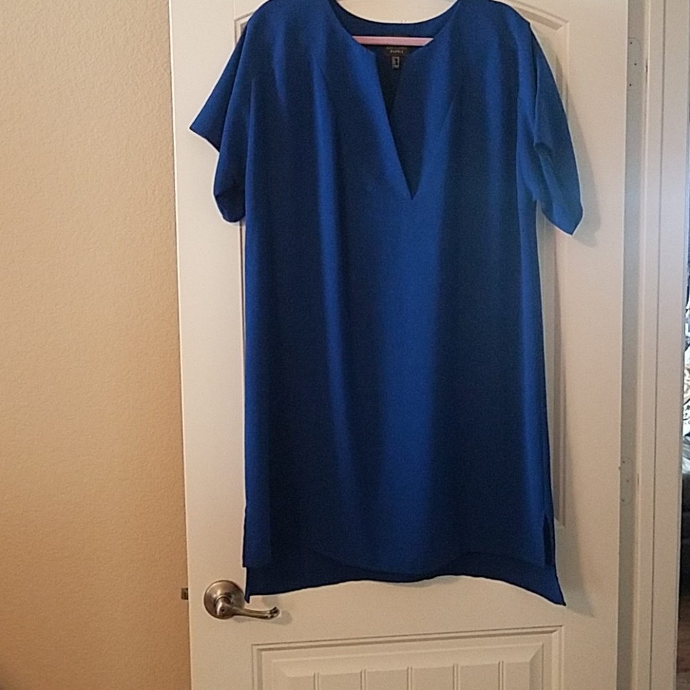 Adrianna Papell Royal Blue Shift Dress